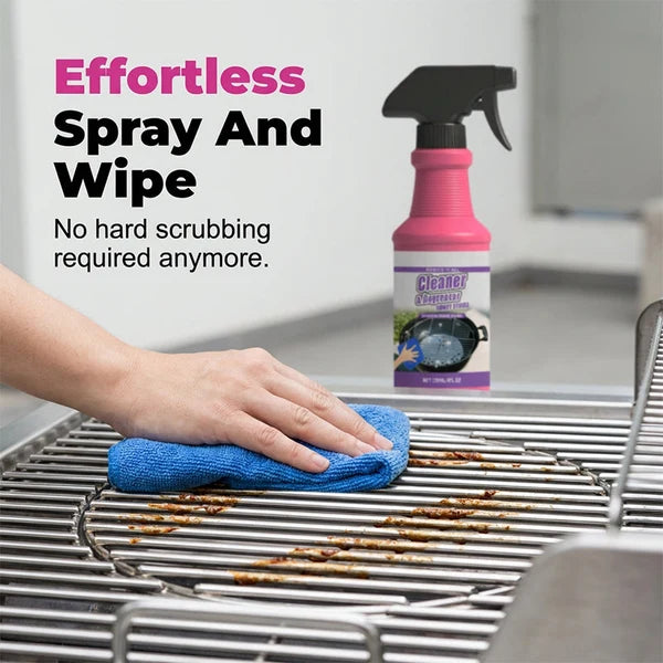 🧼 Powerful Grill Degreaser Spray – Kitchen Grease Killer & Heavy-Duty Clean✨