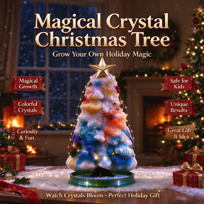 🎄 Magic Growing Crystal Christmas Tree ✨🎁