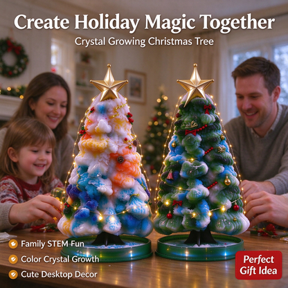 🎄 Magic Growing Crystal Christmas Tree ✨🎁