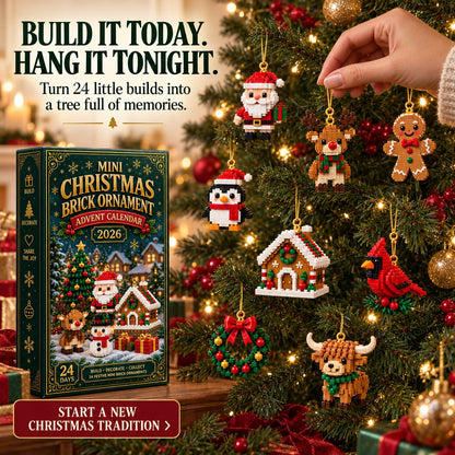 ⏳ Last day to save 49% – 🎄 24-Day Mini Christmas Ornament Advent Calendar（upsell）