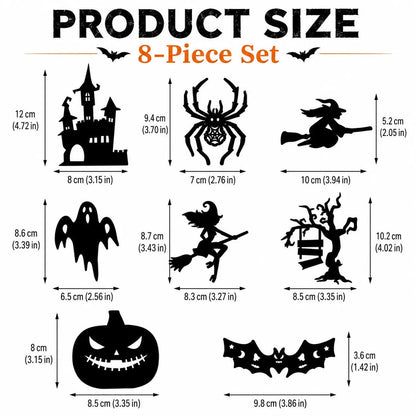 🎃 Halloween LED Silhouette Wall Light Stickers 🎃